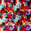 Neon Tropic Afterglow Nylon/Spandex Swim Knit #31415 Fabric By The Yard - Wide shot