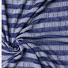 Denim Blue Heather and Navy Jacquard Stripe Triblend Jersey Knit #31470 Fabric By The Yard