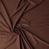 Chocolate Ribbed Nylon/Spandex #31481 Fabric By The Yard - Wide shot