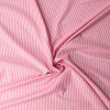 Hot Pink and White Chambray Stripe Cotton Shirting #31522 Fabric By The Yard - Wide shot