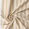 Natural and Tan Vertical Stripe Linen/Cotton #31527 Fabric By The Yard
