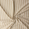 Natural and Tan Vertical Stripe Linen/Cotton #31527 Fabric By The Yard - Wide shot
