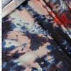 Red, Blush, and Denim Tie Dye Tri-blend French Terry #31634 Fabric By The Yard