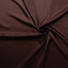 Chocolate Japanese Poly Habotai #31684 Fabric By The Yard - Wide shot