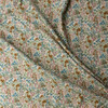 Wildflower Fields on Ivory Japanese Pinwale Corduroy from Hokkoh #31747 Fabric By The Yard - Wide shot