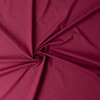 Red and Navy Gingham Italian Designer Fine Cotton Shirting #31798 Fabric By The Yard - Wide shot