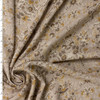 Sand Vintage Floral Rayon Gauze #31814 Fabric By The Yard