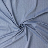Light Blue Vertical Stripe Italian Designer Jacquard Chambray #31848 Fabric By The Yard - Wide shot