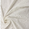 Offwhite on Offwhite Scrollwork Italian Designer Cotton Eyelet #31857 Fabric By The Yard