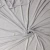 Ash Heather Heavyweight Stretch Rayon/Spandex Jersey #31869 Fabric By The Yard - Wide shot