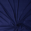 Navy Blue Heavyweight Stretch Rayon/Spandex Jersey #31882 Fabric By The Yard - Wide shot