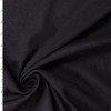 Black Cotton Rib Knit #31895 Fabric By The Yard