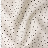 Black on White Paint Dots Designer Linen #31928 Fabric By The Yard