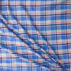 Pink, Lime, and Periwinkle Plaid Cotton Oxford #31948 Fabric By The Yard - Wide shot
