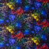 Texture Black Rainbow Splatter Quilter’s Cotton from Timeless Treasures #31976 Fabric By The Yard - Wide shot