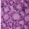 Purple Sunflower Indonesian Cotton Batik #32014 Fabric By The Yard