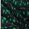 Green and Black Abstract Ikat Grid Faille from Milly #32018 Fabric By The Yard