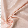 Powder Pink and Metallic Gold with Clear Sequins Designer Tweed #32033 Fabric By The Yard
