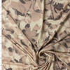 Taupe and Tan Leaves and Branches Designer Rayon Jersey Knit #32056 Fabric By The Yard