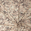 Taupe and Tan Leaves and Branches Designer Rayon Jersey Knit #32056 Fabric By The Yard - Wide shot