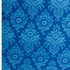 Full Bloom Blue Lulu Cotton Woven from FIGO #32115 Fabric By The Yard