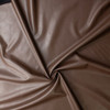 Chocolate Stretch Vegan Leather #32146 Fabric By The Yard - Wide shot