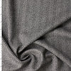 Charcoal Herringbone Brushed Wool Suiting #32165 Fabric By The Yard