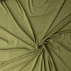 Soft Olive Green Heavyweight Stretch Rayon/Spandex Jersey #32185 Fabric By The Yard - Wide shot
