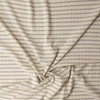 Lilac on Offwhite Horizontal Stripe Stretch Pucker Knit #32187 Fabric By The Yard - Wide shot