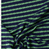 Lime on Navy Horizontal Stripe Stretch Pucker Knit #32192 Fabric By The Yard