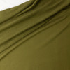 Olive Green Cotton French Terry #32197 Fabric By The Yard - Wide shot
