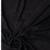 Black Heavy 2x1 Rayon/Spandex Rib Knit #32203 Fabric By The Yard