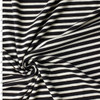 Striped Alike Caviar Stretch Cotton Jersey Knit from Art Gallery Fabrics #32302 Fabric By The Yard