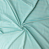 Striped Alike Aqua Stretch Cotton Jersey Knit from Art Gallery Fabrics #32306 Fabric By The Yard - Wide shot