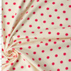 Spotted Bubbles Strawberry Stretch Cotton Jersey Knit from Art Gallery Fabrics #32318 Fabric By The Yard