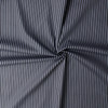 Black and Grey Vertical Stripe Stretch Cotton Twill #32338 Fabric By The Yard - Wide shot