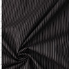 White on Black Narrow Pinstripe Cotton Poplin #32377 Fabric By The Yard