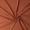 Burnt Orange Urban Wavy Rib Knit #32410 Fabric By The Yard - Wide shot