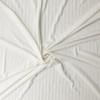 White Modal/Spandex Wide Fashion Rib Knit #32424 Fabric By The Yard - Wide shot