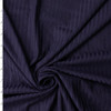 Navy Blue Rayon/Spandex 8x8 Fashion Rib Knit #32445 Fabric By The Yard