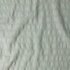 Mint and Pink Mini Check Gathered Stretch Seersucker #32513 Fabric By The Yard - Wide shot