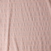 Pink and Sage Mini Check Gathered Stretch Seersucker #32515 Fabric By The Yard - Wide shot