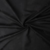 Black on Black Daisies Cotton Jaquard #32556 Fabric By The Yard - Wide shot