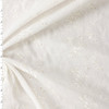 Offwhite All Over Floral Vines Italian Embroidered Cotton Lawn #32584 Fabric By The Yard
