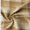 Tan and Ivory Plaid Italian Cotton Flannel #32676 Fabric By The Yard