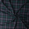 Hunter and Navy Plaid Italian Cotton Flannel #32677 Fabric By The Yard - Wide shot