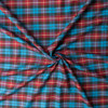 Red and Blue Plaid  Italian Cotton Flannel #32679 Fabric By The Yard - Wide shot