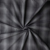 Charcoal Plaid Cotton Poplin #32742 Fabric By The Yard - Wide shot