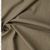 Black and Tan Mini Houndstooth Stretch Rayon Suiting #32846 Fabric By The Yard