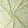 Sweetly Sings Golden Stretch Cotton Jersey Knit from Art Gallery Fabrics #32903 Fabric By The Yard - Wide shot